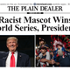 "This week and next week, two grand American contests are coming to a close," Holly Allen, Josh Levin and Seth Maxon wrote Wednesday for Slate. "By Thursday morning, either the long-suffering Chicago Cubs or the long-suffering Cleveland Indians will be World Series champs and no longer long-suffering. By next Wednesday (we really, really hope), either Hillary Clinton or Donald Trump will be the United States’ president-elect. We’ve imagined what one of those baseball-and-politics scenarios might look like in the newspaper mock-up above." Allen is a Slate web designer, Levin is Slate’s executive editor and Maxon is nights and weekends home page editor.